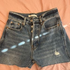 Size 23 denim shorts